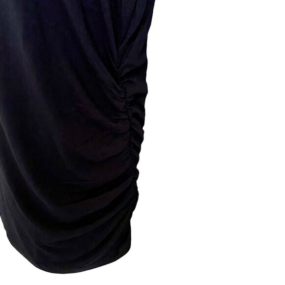 Skinnygirl Marisol Black Long Sleeve Stretch Jersey Knit Shirred Top Size 1X NEW - Picture 8 of 11